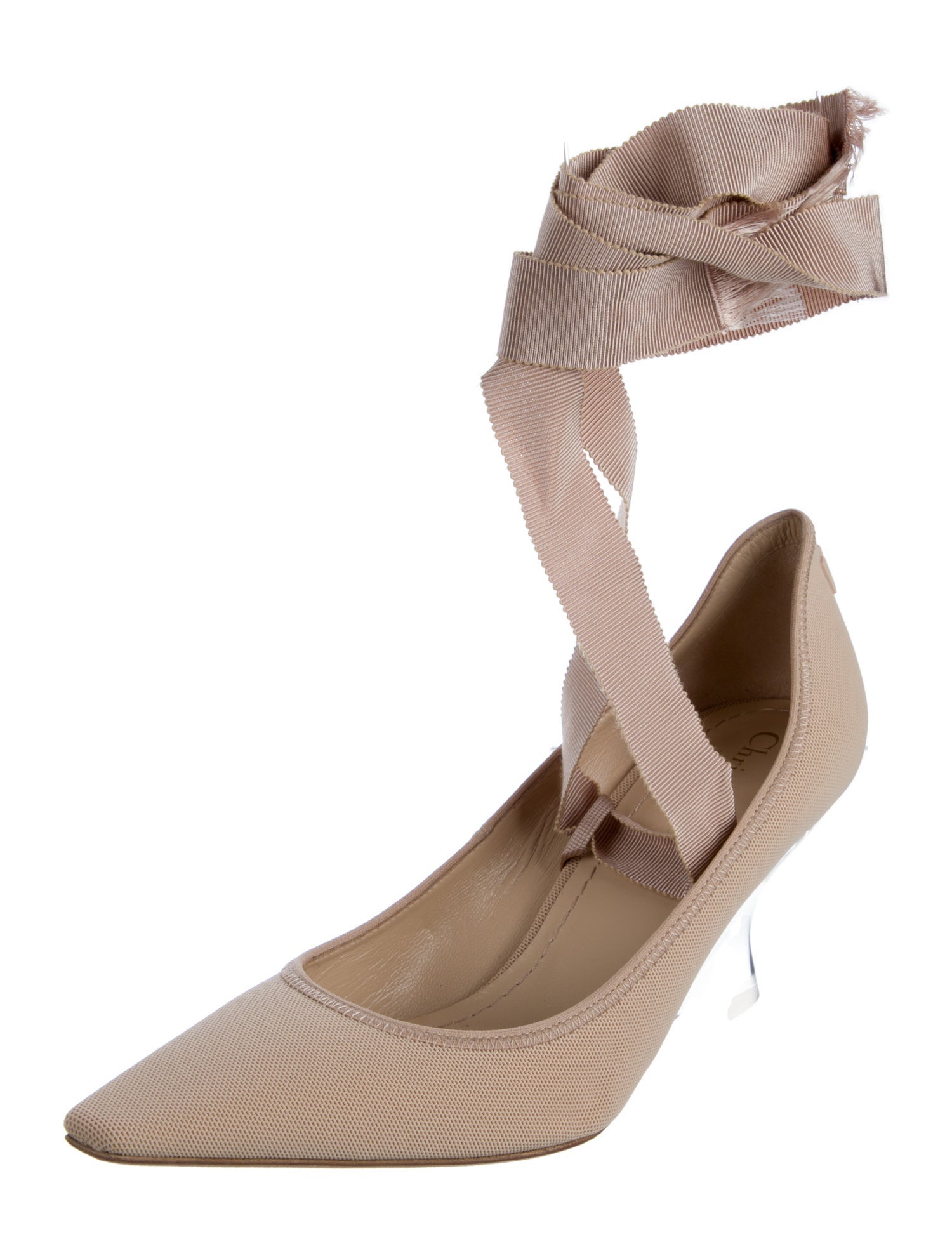 Christian Dior Grosgrain Trim Pumps